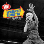 Vans Warped Tour 2018 Compilation on SideOneDummy Records featuring Jenna McDougall of Tonight Alive on the cover. Photograph by Lisa Johnson Rock Photographer.